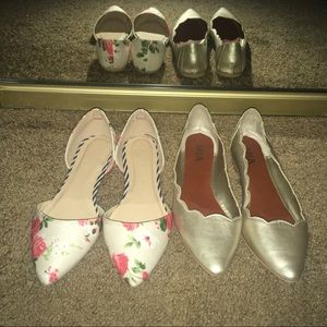 2 pairs of flats